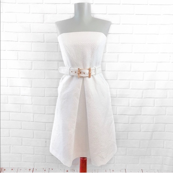 Milly of New York Dresses & Skirts - Milly of New York • Timeless White Strapless Dress